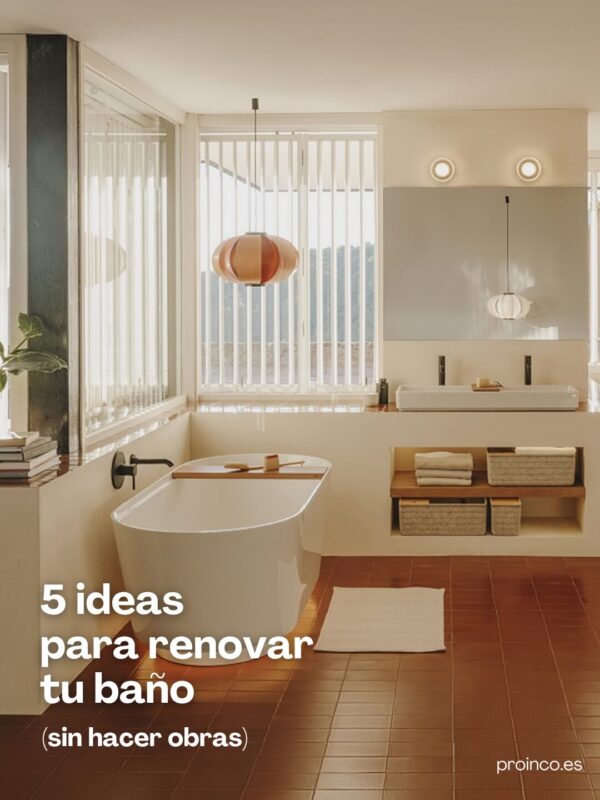 renovar el baño sin obras